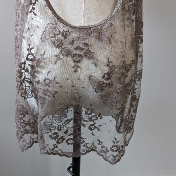 Vintage Y2K Victoria's Secret Sheer Lace Chemise Slip - Picture 10 of 13